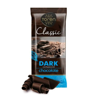 Toren Classic Dark Compound Chocolate  (Made In Turkey)